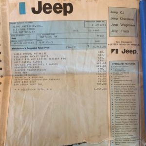 JEEP WRANGLER SPORT  (2000)